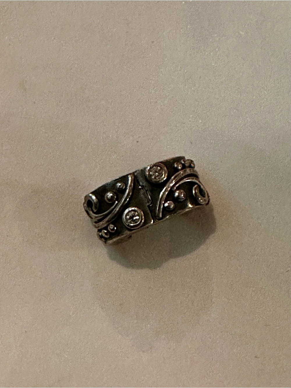 Silver Pandora bracelet clip— Women Jewelry